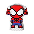 thumbnail image 3 of Spider-Man Breathable Men's Short Sleeve T-Shirt-120g Mesh Fabric, 3 of 7
