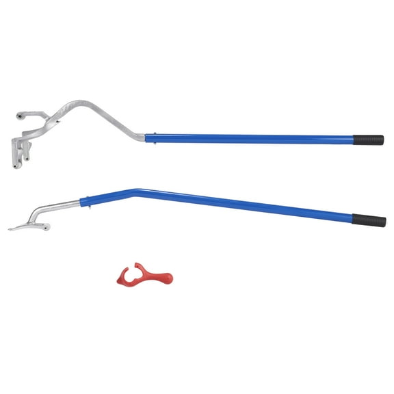 KFFKFF Tire Fitting and Removal Kit, 571-622 mm Hand-Operated Steel Tire Adjustment and Removal Equipmentr, Set of 3 Tire Alteration Instruments, Blue