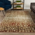 thumbnail image 2 of Addison Atlas Dynamic Circles Brown Area Rug, 2 of 6