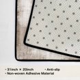 thumbnail image 2 of Modern Abstract Kitchen Mat 31"x20" Non Slip Soft Plush Low Profile Kitchen Rug, Textured Sink Mat for Laundry Room Bedroom Office, 2 of 6