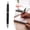 B, variant on 1Pcs Retractable Fountain Pen, 13.9x1.1cm/5.47x0.43in Navy Blue with Silver Clip, Press-Activated Fine Nib Pen for Smooth Writing & Journaling