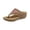 Light Brown, variant on Willtoo Womens Orthopedic Sandals Non Slip Slip on Arch Support Flat Wedge Sandals Wide Sneakers 2026 New Beach Foam Shoes