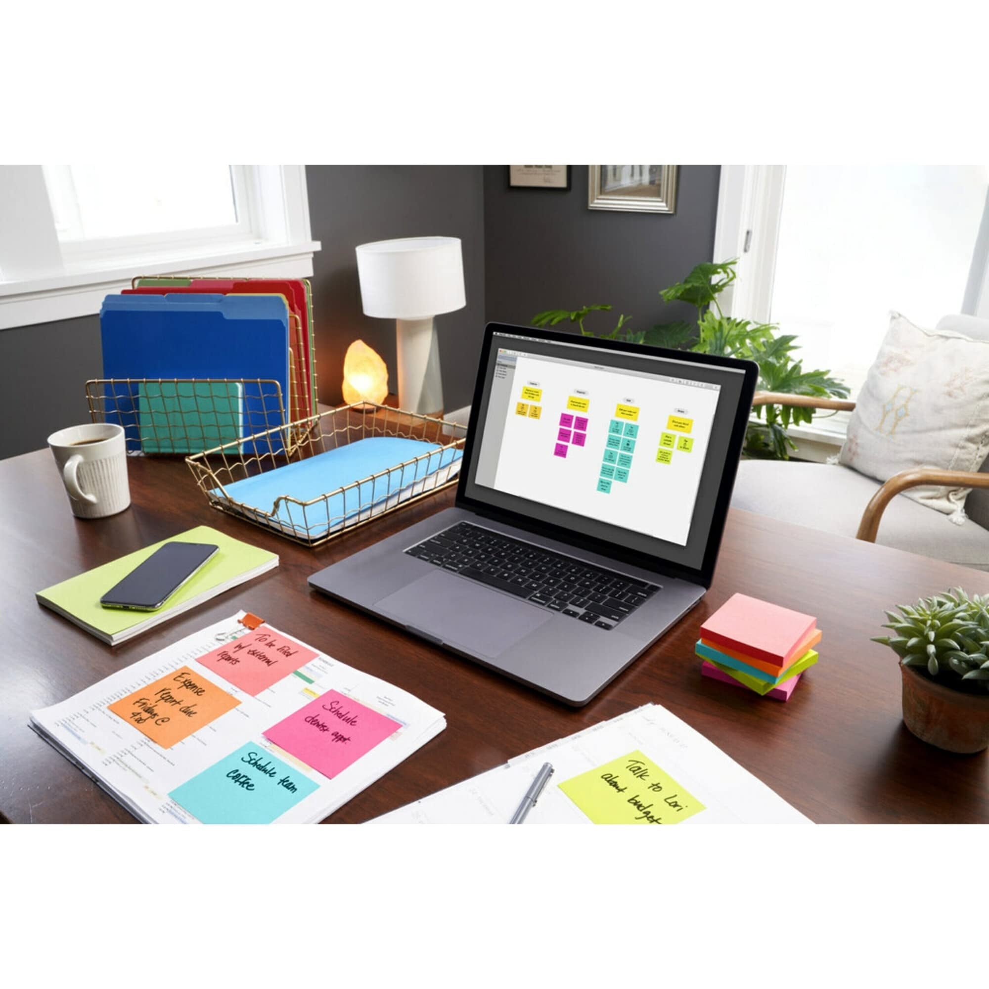 Post-it® Notes Cube, 400 Total Notes, 3" x 3", Bright Colors (Pack of 20)