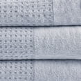 thumbnail image 4 of Home Essence Spa Waffle Jacquard 6 Piece Towels Set, Blue, 4 of 9