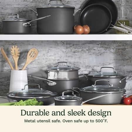 Cuisinart Chef’s Classic Nonstick Hard Anodized 17-Piece Cookware Set Sansujyuku sansujyuku.com