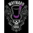thumbnail image 2 of Men's The Princess and the Frog Wayward Soul Dr. Facilier Skeleton Graphic Tee Black Large Tall, 2 of 3