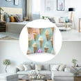 thumbnail image 5 of Cute dessert pillowcase, cushion cover, ice cream pattern sofa pillowcase, popsicle pattern  Set of 2 Multiple specifications, 5 of 7