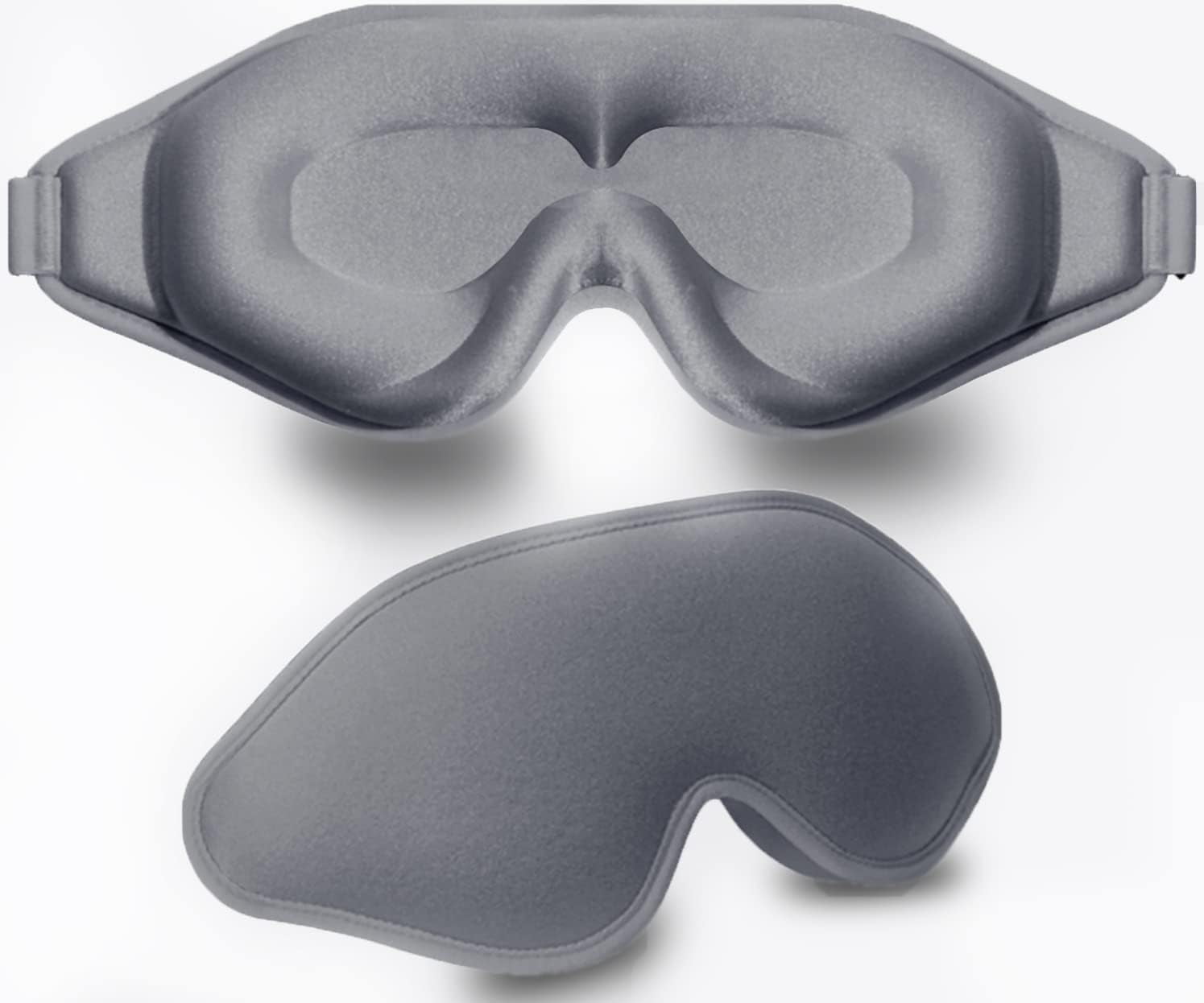 Sleep Mask, 3D Deep Contoured Eye Covers for Sleeping, 100 Block Out