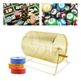thumbnail image 2 of Modern Ping-Pong Balls Raffle Drum with Wooden Turning Spinning Drawing 10kg/22lbs 19*12*14.6in, 2 of 18