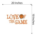 thumbnail image 4 of Boys Love of the Game Motivational Sports Wall Decal Decoration Basketball Art Decal for Boy's Room Vinyl Mural Lasts Years and Easily Removable - Size: 20 In(W) x 10 In(H), 4 of 5