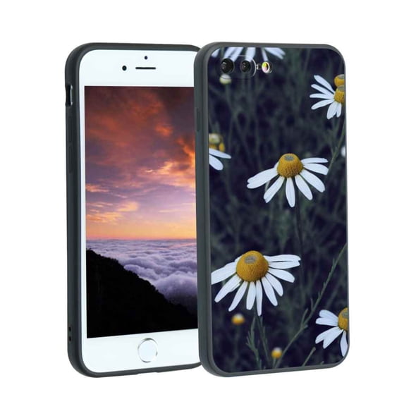 Chamomile-157 Phone Case, Degined for iPhone 7 Plus Case Men Women, Flexible Silicone Shockproof Case for iPhone 7 Plus