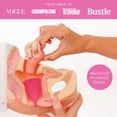 thumbnail image 3 of Pixie Menstrual Cup - No Metals or Toxins - 100% Medical-Grade Silicone - Ranked 1 for The Most Soft Reusable Period Cup - Wear 12 Hours - Tampon Alternative - Buy One We Give One (Small), 3 of 10