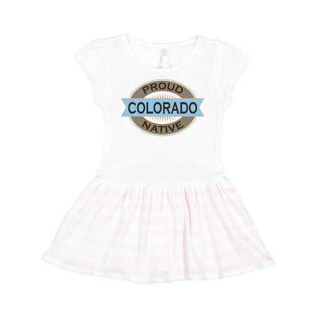 

Inktastic Proud Colorado Native Gift Toddler Girl Dress