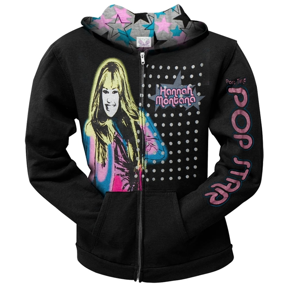 Hannah Montana Airbrush Hannah Youth Hoodie Walmart