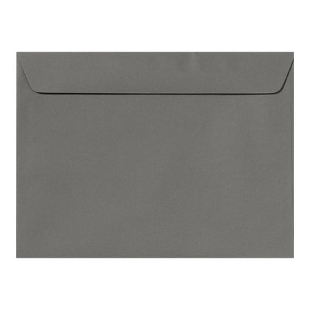 UPC: 0848614018956 | 9 x 12 Booklet Envelopes – Smoke (50 Qty.)