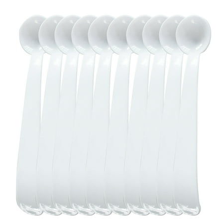 

Grandest Birch 10Pcs Mini Portable Plastic 2g Medicine Powder Salt Precise Measuring Spoons Mini Portable Durable Spoon