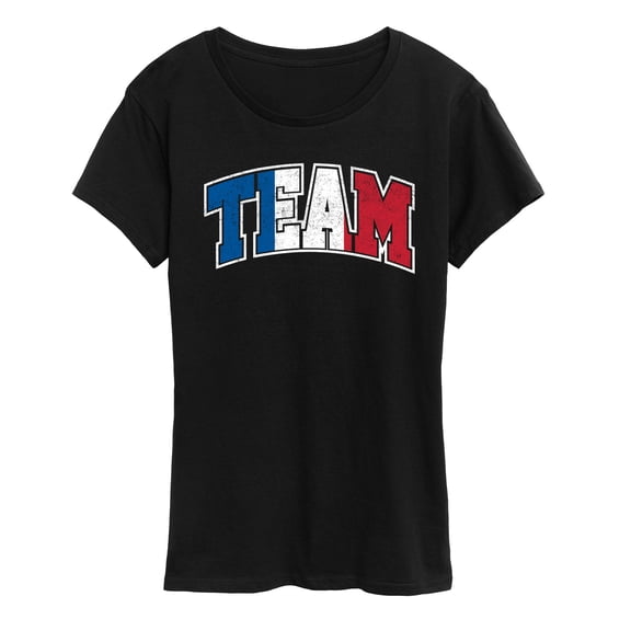 Instant Message - Team France Short Sleeve Graphic T-Shirt