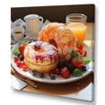 thumbnail image 2 of Designart "Food Breakfast Painting Dot III" Food & Beverage Canvas Wall Art, 2 of 5