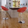 thumbnail image 1 of vidaXL Tabourets de Bar 2 Pcs Rouge Similicuir, 1 of 5