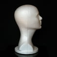 thumbnail image 4 of 12.2Inch Styrofoam Mannequin Head Foam Wig Stand for Wigs Hats Masks Hairpieces Arts Crafts DIY Projects Salon Display and Travel Use - White, 4 of 5
