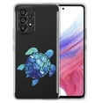 thumbnail image 1 of WIRESTER Transparent Soft Gel TPU Clear Case Slim Protective Cover for Samsung Galaxy A53 5G 6.5" 2022, Blue Sea Turtle, 1 of 3