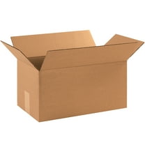 The Packaging Wholesalers Long Corrugated Boxes 17" x 6" x 6" Kraft 25/Bundle BS170606