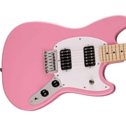 Squier Sonic Mustang HH - Maple Fingerboard - White Pickguard - Flash Pink (993)