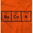 thumbnail image 2 of Ba Co N Bacon Food Science Nerd Geeky Crewneck T Shirts Boy Girl Teen Brisco Brands L, 2 of 6