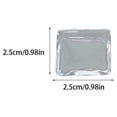thumbnail image 2 of 1 Bag Transparent Patch Square Style Not Easy to Deform DIY Handicraft Jewelry Direct Paste Crystal Gem for Relief Pendant, 2 of 8