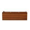 thumbnail image 2 of Fresca Mezzo 60" Teak Wall Hung Single Sink Modern Bathroom Cabinet, 2 of 4