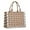 White Butterfly Orange, variant on Large Capacity Tote Bag,White Butterfly Orange Pattern Handbag Fashion Luxury Tote Bag,15.7"x13"x 5.1" Inches,Laptop Compatible