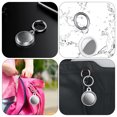 thumbnail image 3 of Miangastore 2 Pcs Support Air Tag pour Chiens Argent Dispositif Anti-Perte Housse de Protection, 3 of 8