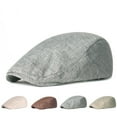 thumbnail image 4 of Gash Hao Newsboy Hat Flat Ivy Cap Cotton Gatsby Cabbie Cap, 4 of 8