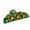 Fragrant grass, variant on lanema Spring Floral Bath Mat For Home Decoration In Soft Polyester With Nonslip Backing