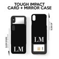thumbnail image 4 of Étui Personnalisée Noir x Blanc Initiales iPhone 11, iPhone 16 Pro, 4 of 4