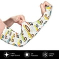 thumbnail image 3 of Uemuo Cartoon Monster Trucks Printed Arm Sleeves, Cooling UV Sun Protection Sports Compression for Men/Women, 3 of 8