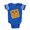 Royal Blue, variant on CafePress - Sad Waffle - Cute Infant Baby Football Bodysuit