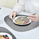 thumbnail image 4 of Round leather coasters for dining table mats Heat-resistant non-slip washable insulation coasters Nordic style, 4 of 4