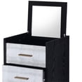 thumbnail image 6 of Pemberly Row Contemporary Jewelry Armoire in Black & Gold Finish, 6 of 7