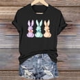 thumbnail image 1 of Haivin Women's Dressy Casual Short Sleeve Blouse T Shirt 2026 Summer Easter Printed Shirts Fashion Round Neck Loose Tops, 1 of 6