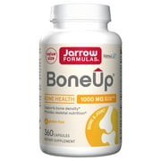 Jarrow Formulas BoneUp for Bone Density - Vitamin D3 and K2, Calcium Support, 360 Capsules, Provides Skeletal Nutrition, Up to 60 Days Supply