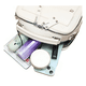 thumbnail image 3 of Bolsas Mujer Crossbody Bolsos De Mano Dama Bandoleras Moda Xtellar blanco, 3 of 3