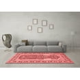 thumbnail image 3 of Ahgly Company Indoor Square Persian Red Traditional Area Rugs, 7' Square, 3 of 4