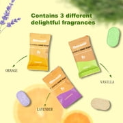 Flowcheer Refillable Eco-friendly Plant-based Foaming Hand Soap Tablets - 12 Packs - Mixed Scents