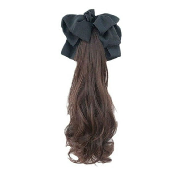 Simulated Hair Wavy Ponytail Claw Clip Extension, 40/50cm Realistic Appearance