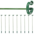 thumbnail image 2 of GUIYONG 12pcs Garden Plant Support Stakes Flower Plant Stakes Single Stem Support Ring Stakes For Potted Plants Plastic Flower Support Holders (Long), 2 of 6