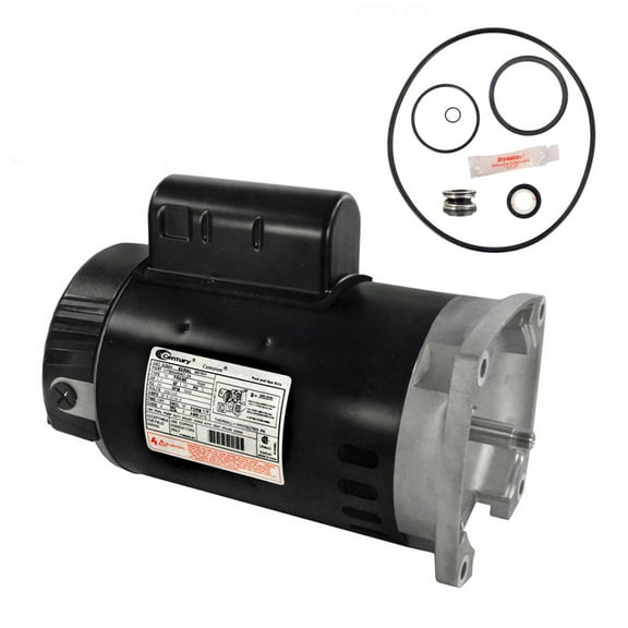 Puri Tech Replace Motor Kit for Sta-Rite SuperMax 1.5HP PHK2RA6F-103L AO Smith B2854 Motor w/ GO-KIT-78