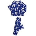 thumbnail image 4 of Ensemble de Pyjamas Familial 2 Pcs, Blouse à Manches Longues à Col Rond/revers à Imprimé Floral + Pantalon pour Adultes et Enfants, 4 of 6