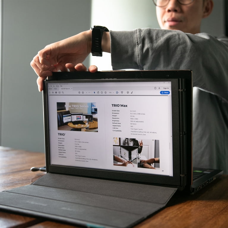 Mobile Pixels TRIO 3.0 Pro 14-In. 2K Portable Laptop Monitors