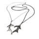 thumbnail image 5 of Collar de alas del diablo para pareja, collar gótico Retro Punk Hip Hop, collar de corazón de Metal, regalo brillar Electrónica, 5 of 5